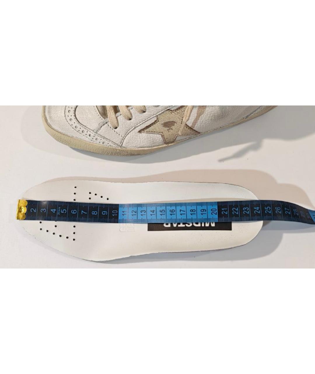 GOLDEN GOOSE DELUXE BRAND Белые кожаные кеды, фото 7