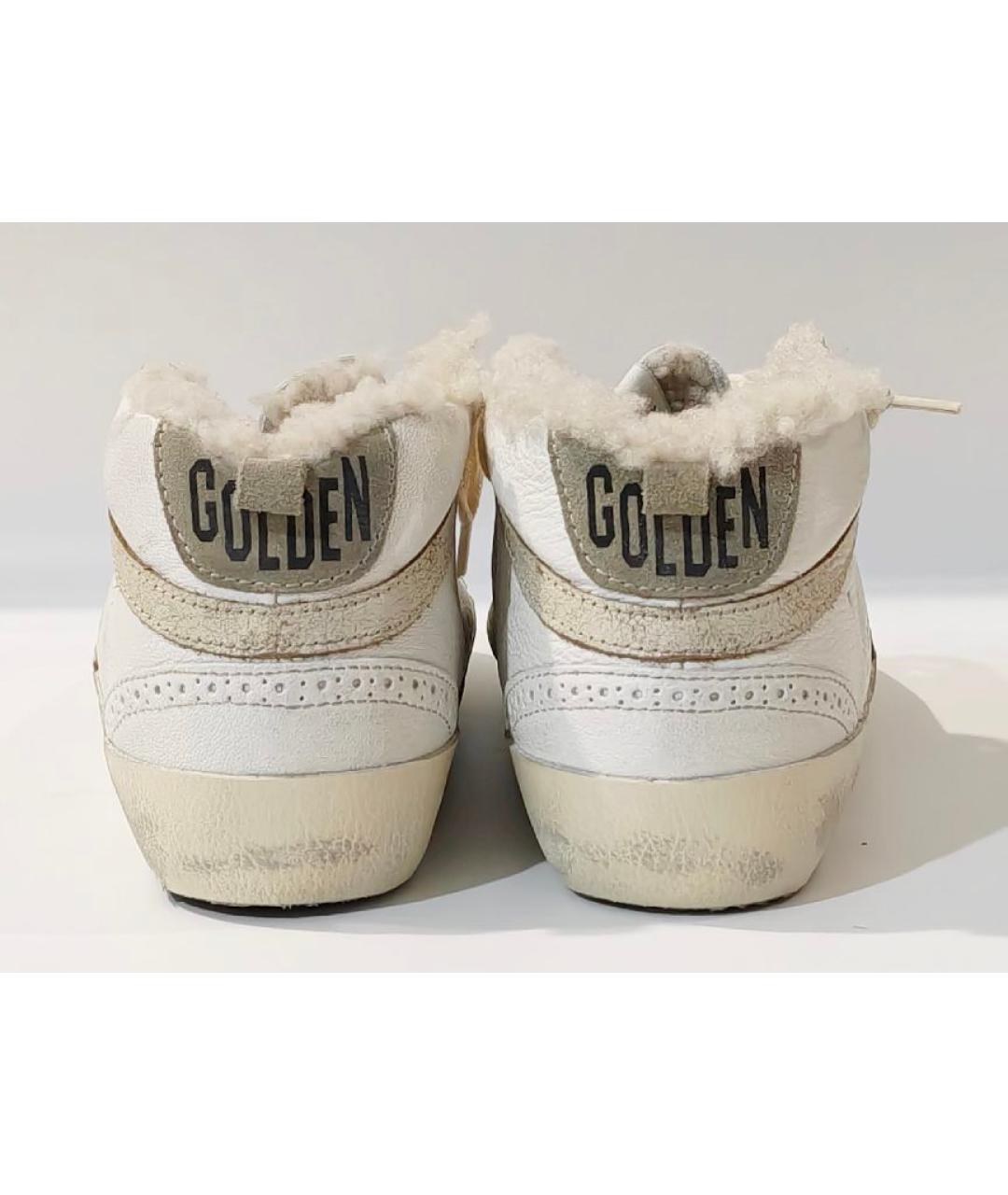GOLDEN GOOSE DELUXE BRAND Белые кожаные кеды, фото 4