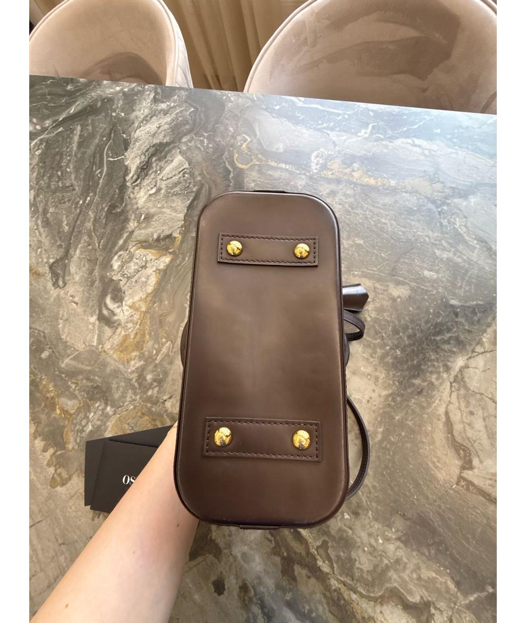 LOUIS VUITTON Коричневая сумка с короткими ручками, фото 7