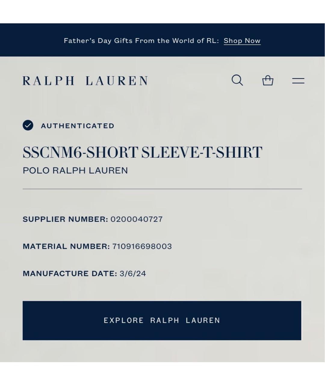 POLO RALPH LAUREN Бежевая хлопковая футболка, фото 4