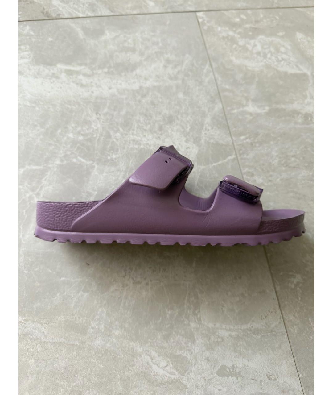 BIRKENSTOCK Фиолетовые шлепанцы, фото 6