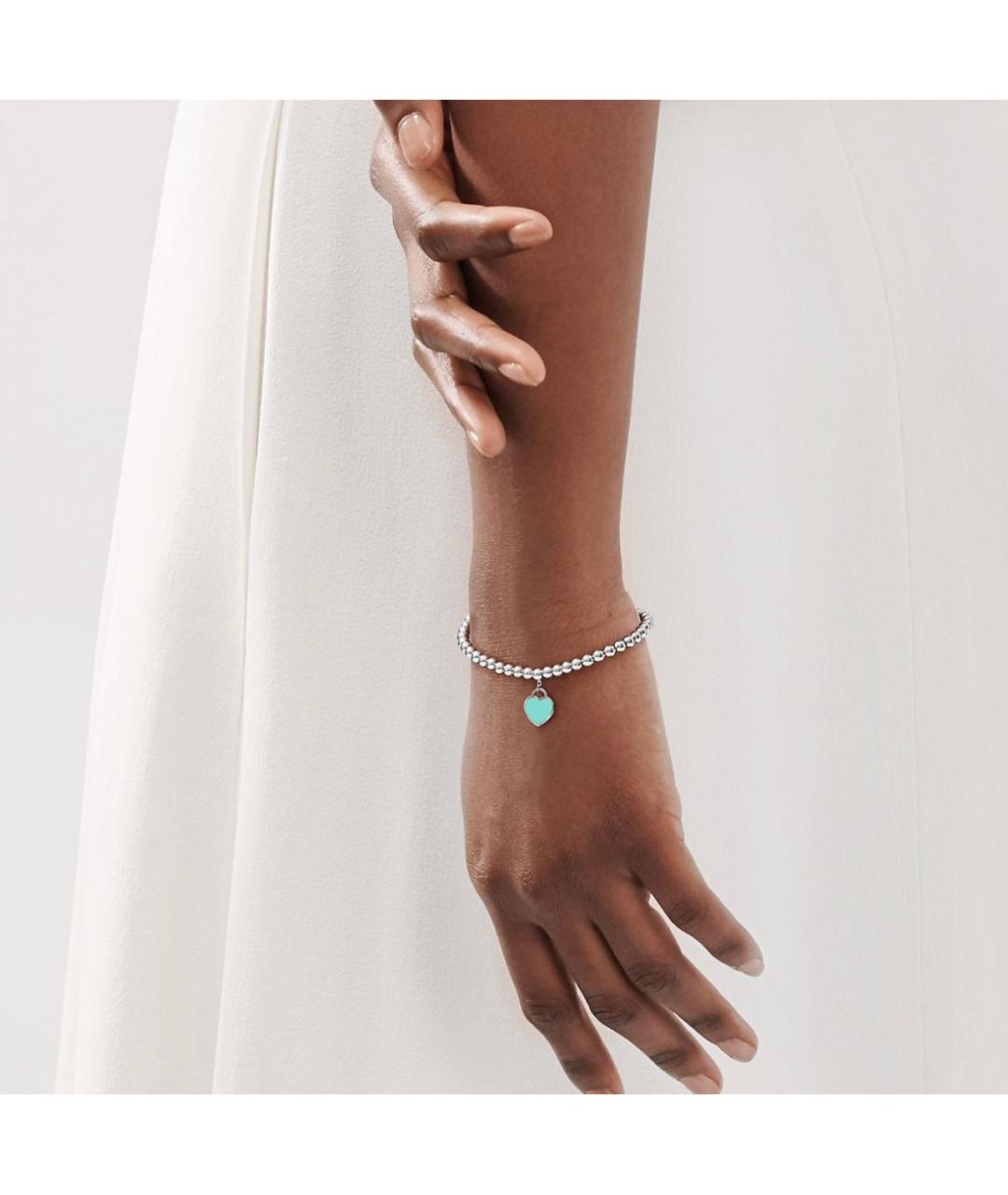 TIFFANY&CO Серебряный серебряный браслет, фото 4