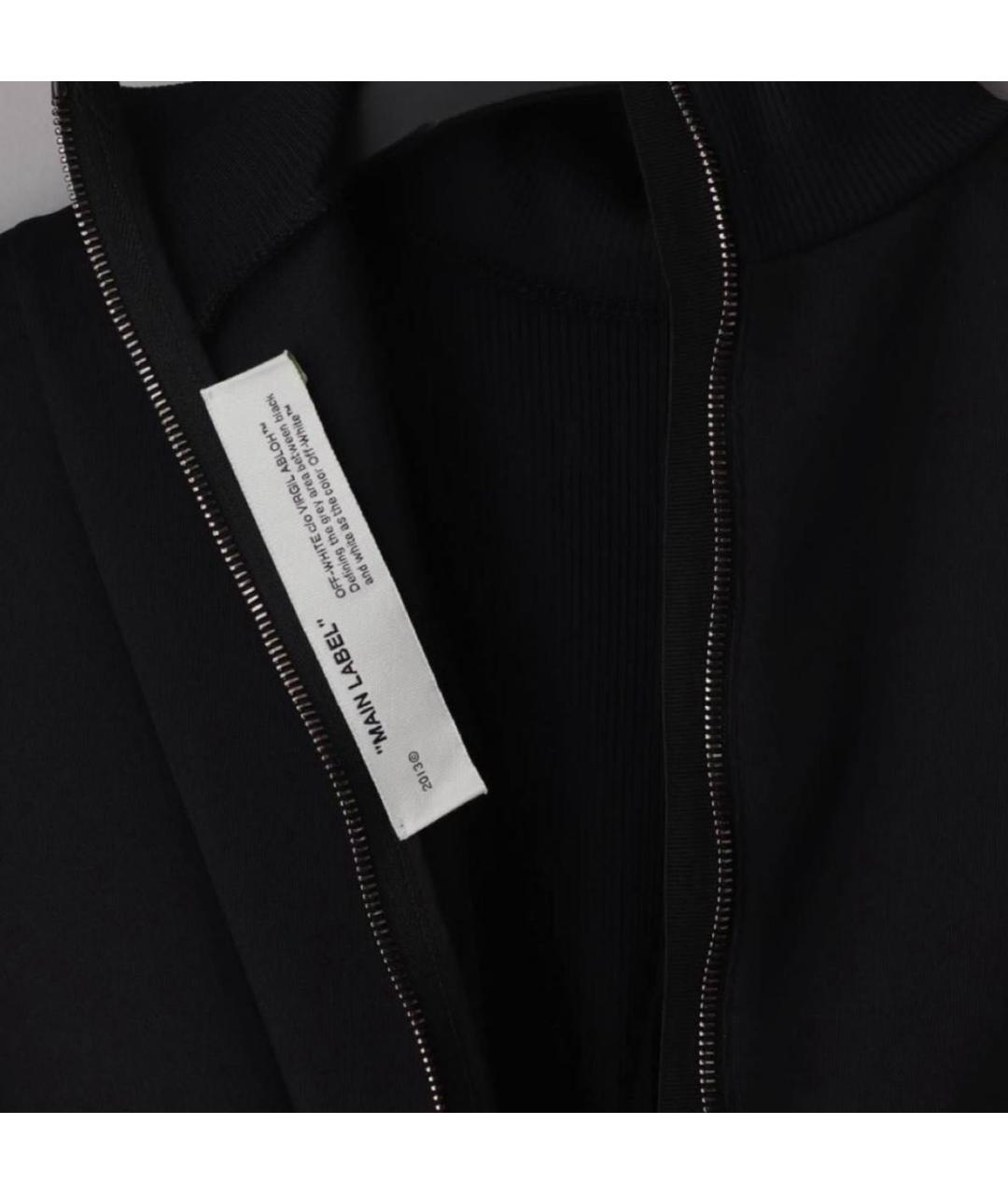 OFF-WHITE Черное повседневное платье, фото 6