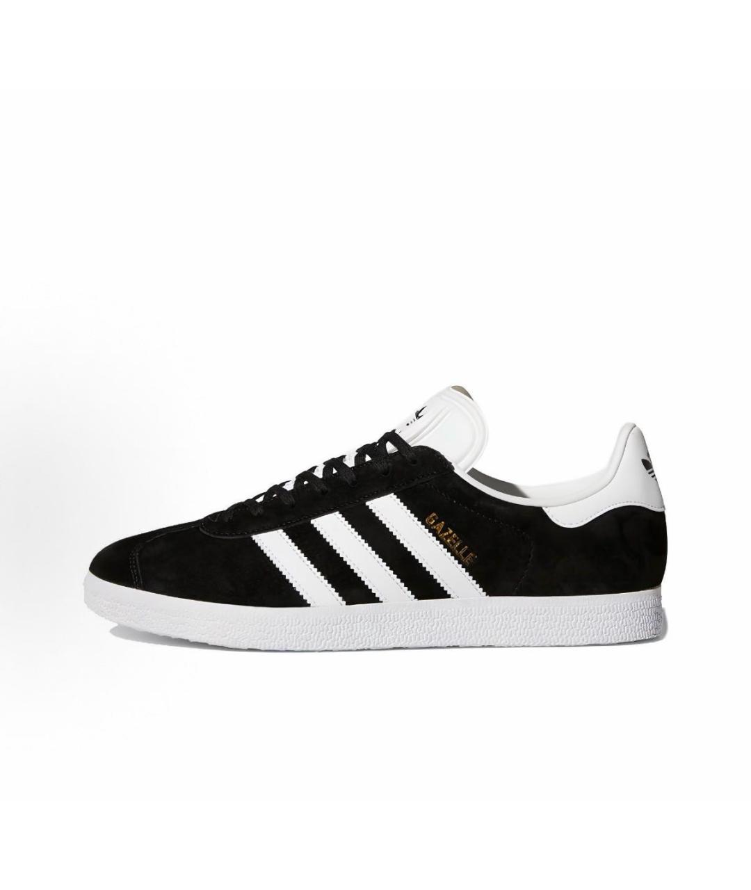 ADIDAS Черные замшевые кроссовки, фото 4