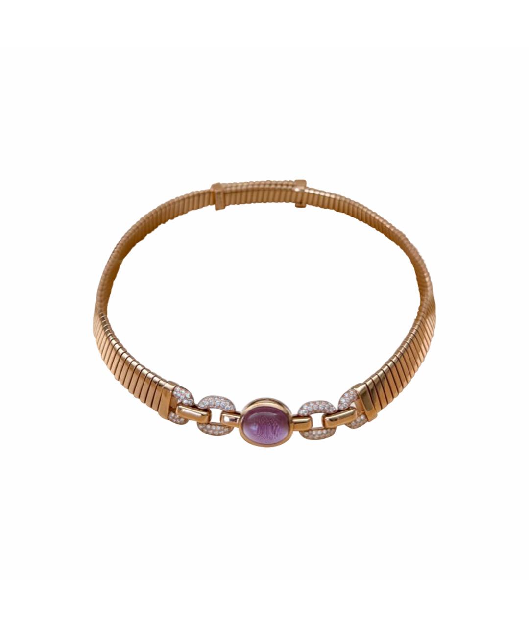 BVLGARI Розовое колье из розового золота, фото 1