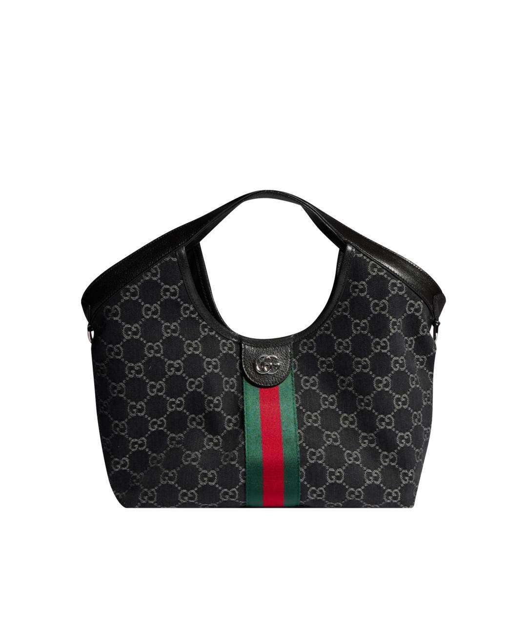 GUCCI Черная сумка тоут, фото 1