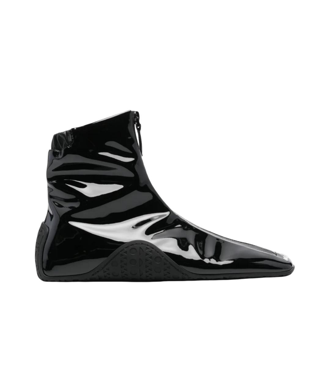 ALAIA Черные кроссовки из искусственной кожи, фото 9