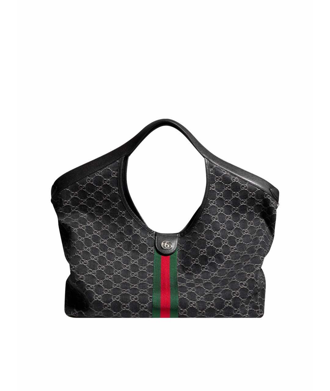 GUCCI Черная сумка тоут, фото 1