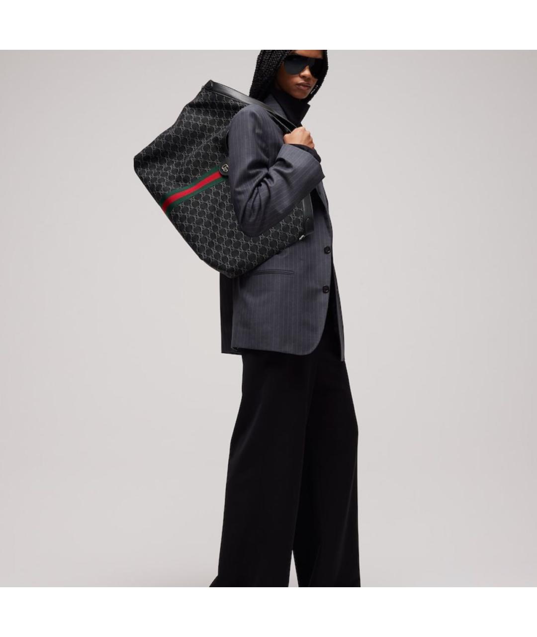 GUCCI Черная сумка тоут, фото 4