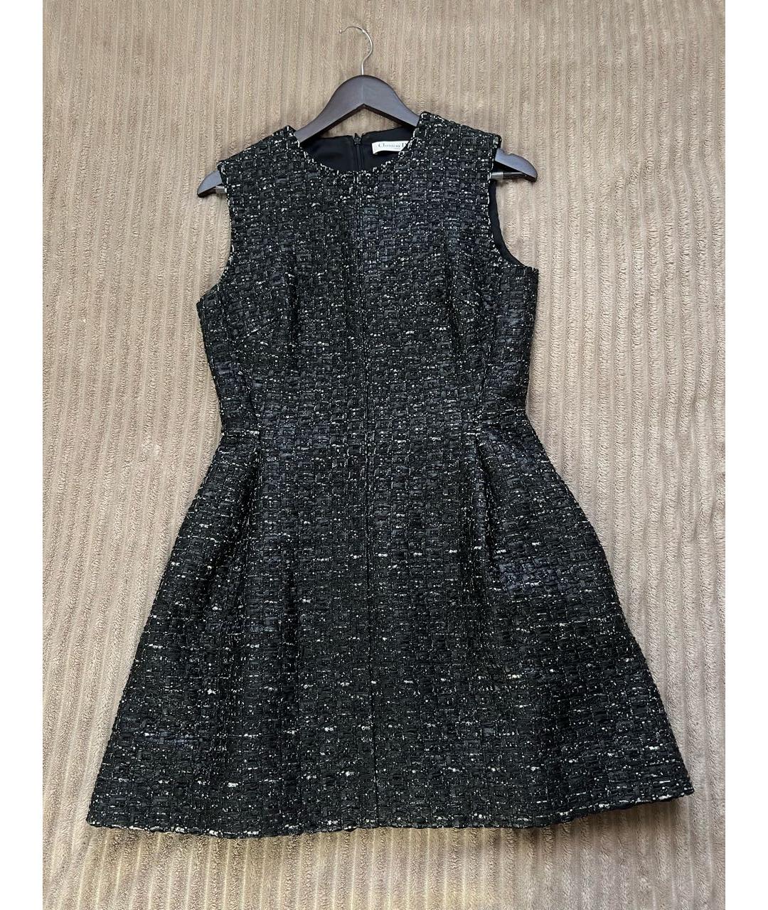 CHRISTIAN DIOR Антрацитовое полиамидовое платье, фото 7