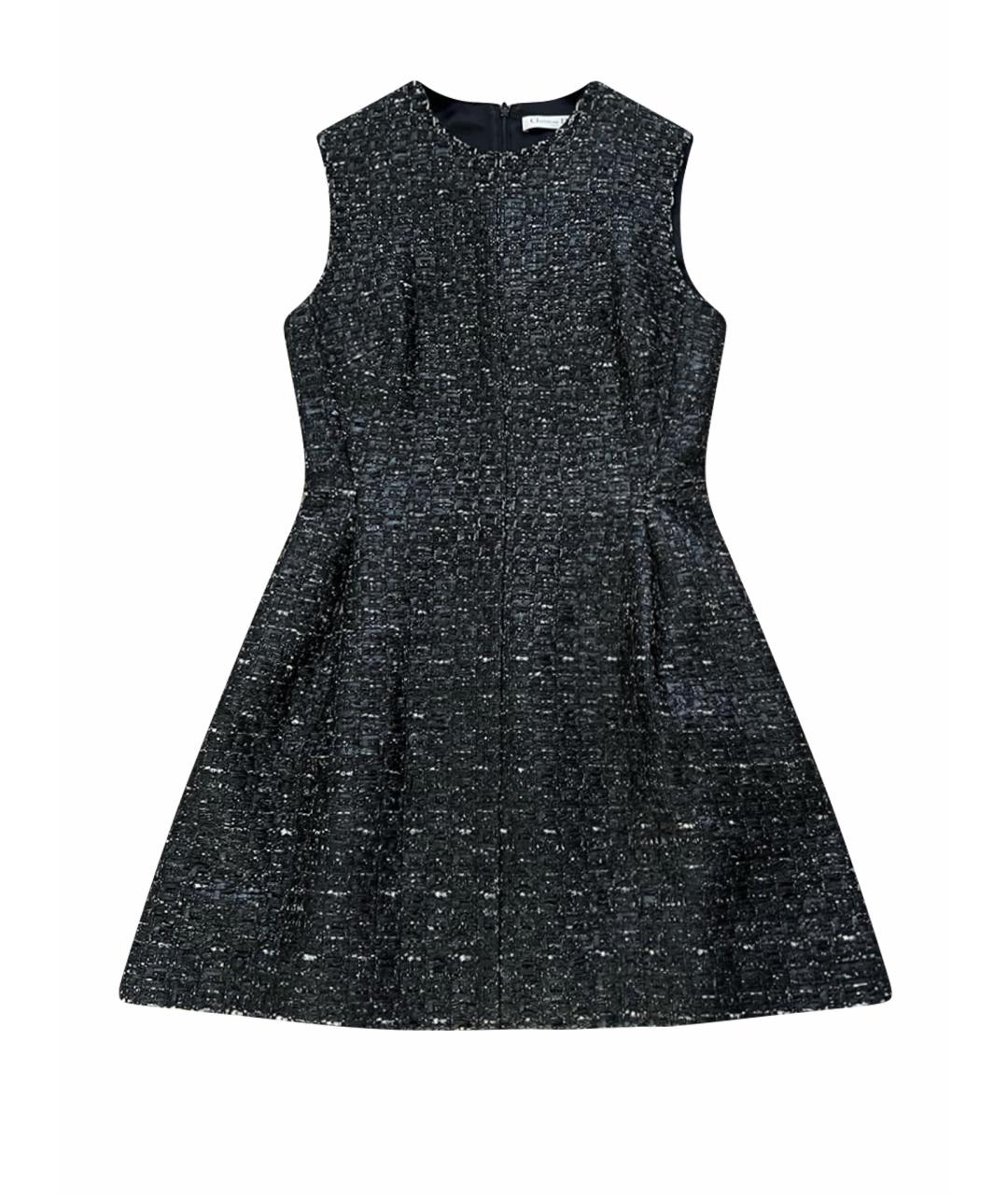 CHRISTIAN DIOR Антрацитовое полиамидовое платье, фото 1