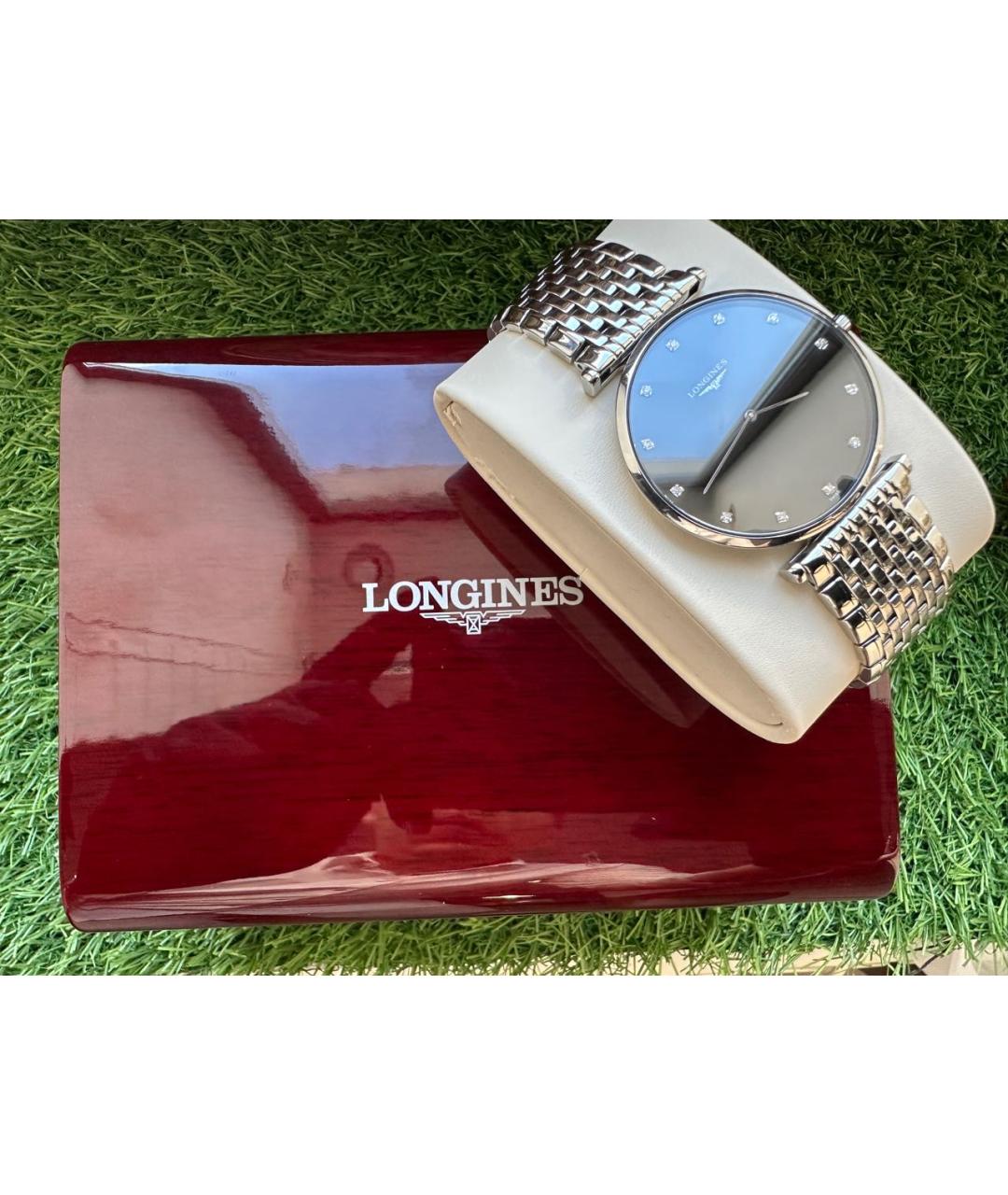 LONGINES Серебряные часы, фото 4