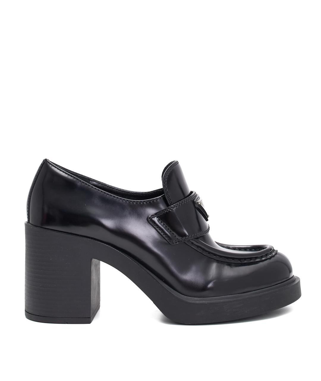 PRADA Черные кожаные лоферы, фото 9