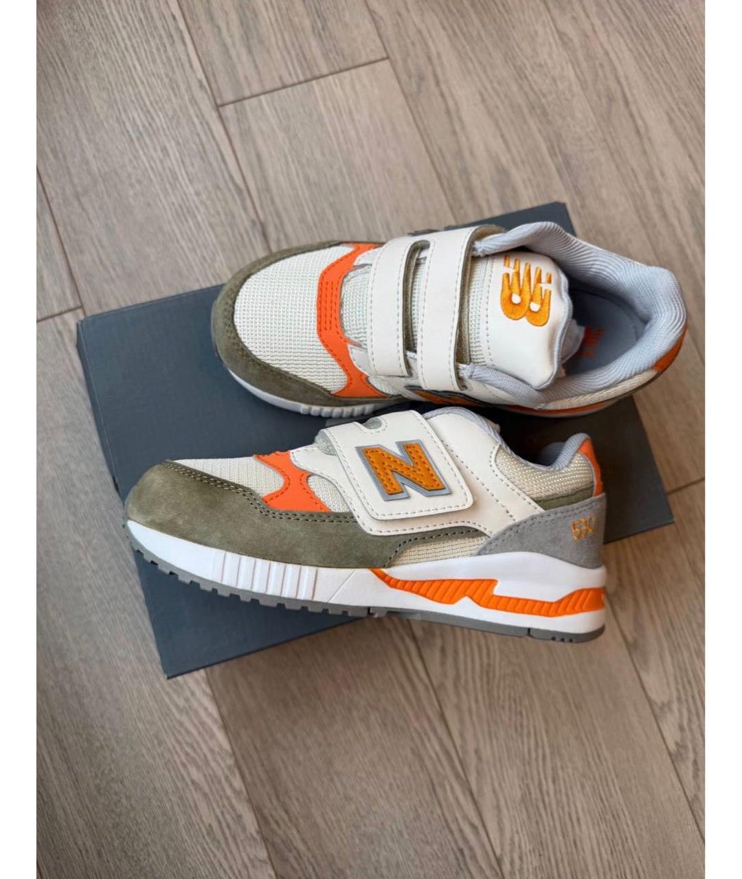 NEW BALANCE Оранжевые кеды, фото 2
