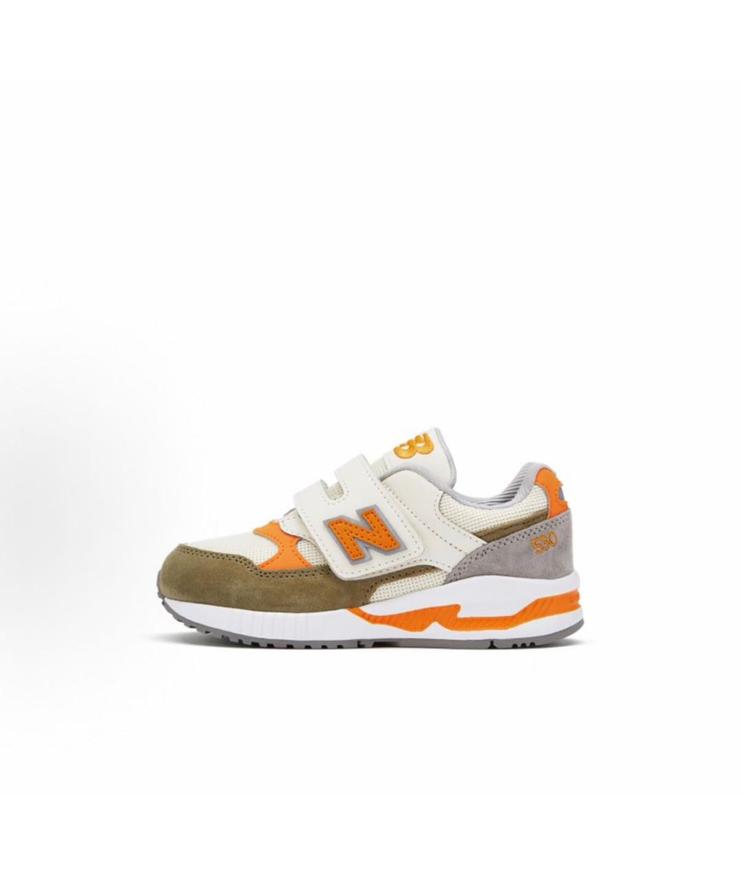 NEW BALANCE Оранжевые кеды, фото 4