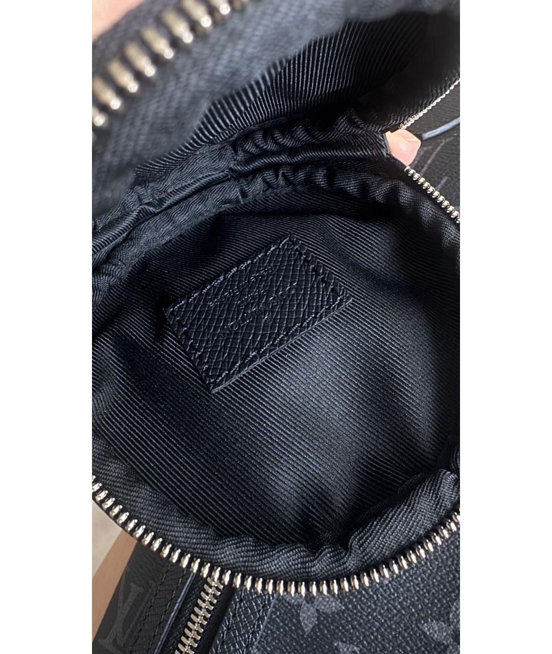 LOUIS VUITTON Черная сумка на плечо, фото 5