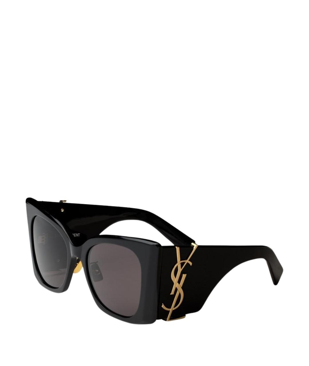 SAINT LAURENT Черные солнцезащитные очки, фото 1