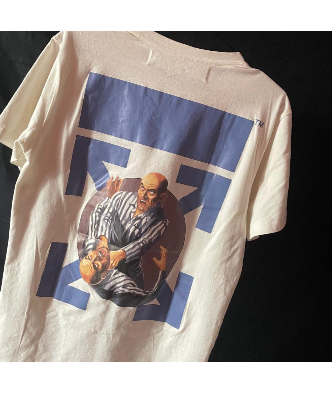 OFF-WHITE Мульти хлопковая футболка, фото 5
