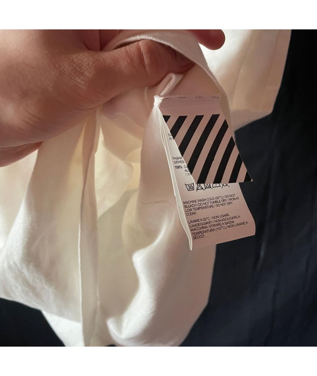 OFF-WHITE Мульти хлопковая футболка, фото 8