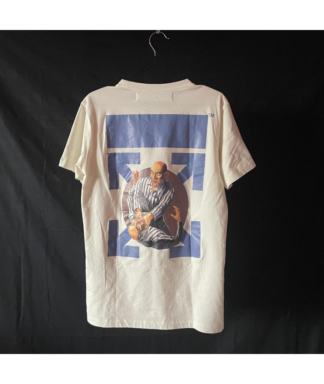 OFF-WHITE Мульти хлопковая футболка, фото 9