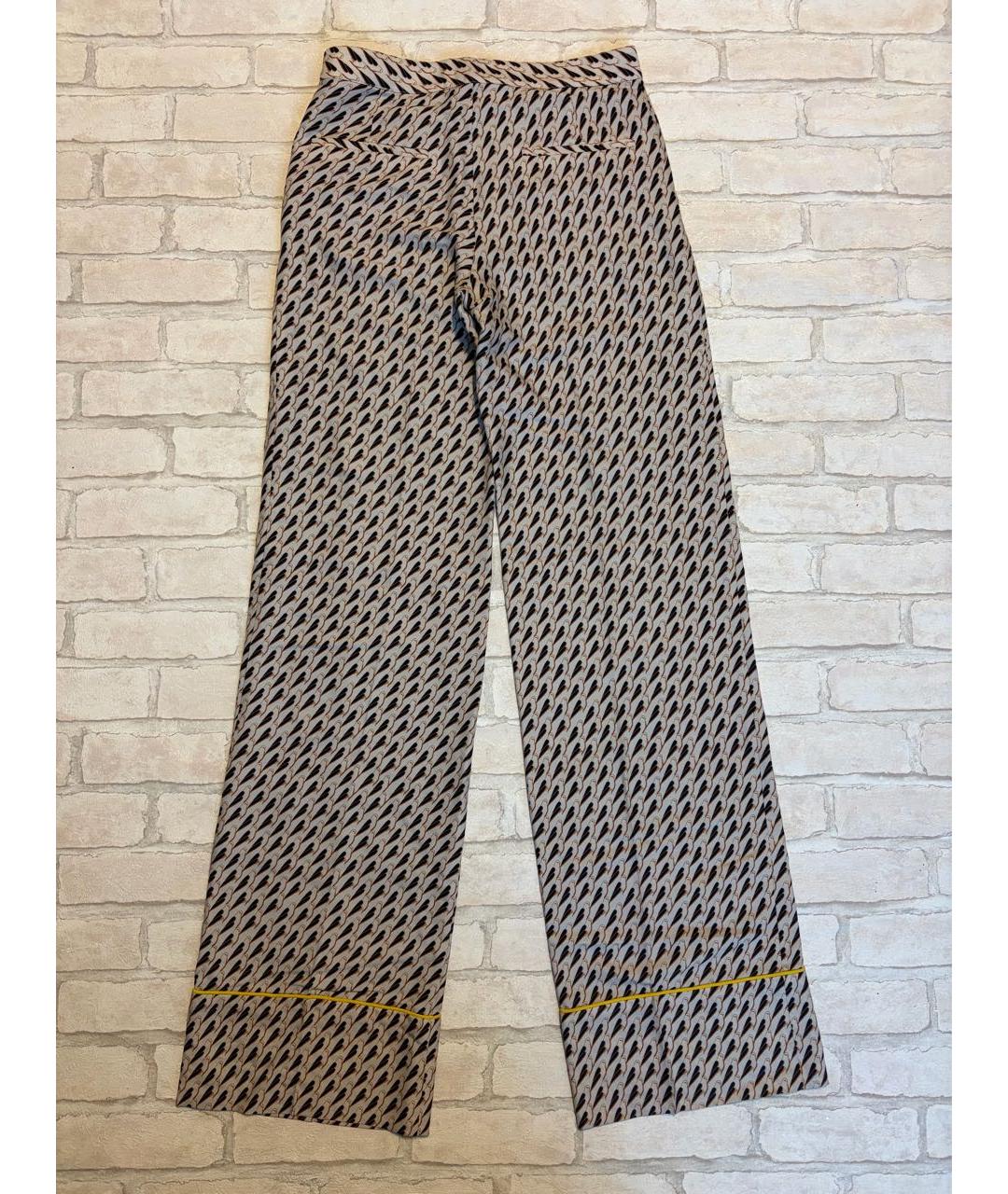 BALLY Мульти шерстяные прямые брюки, фото 2