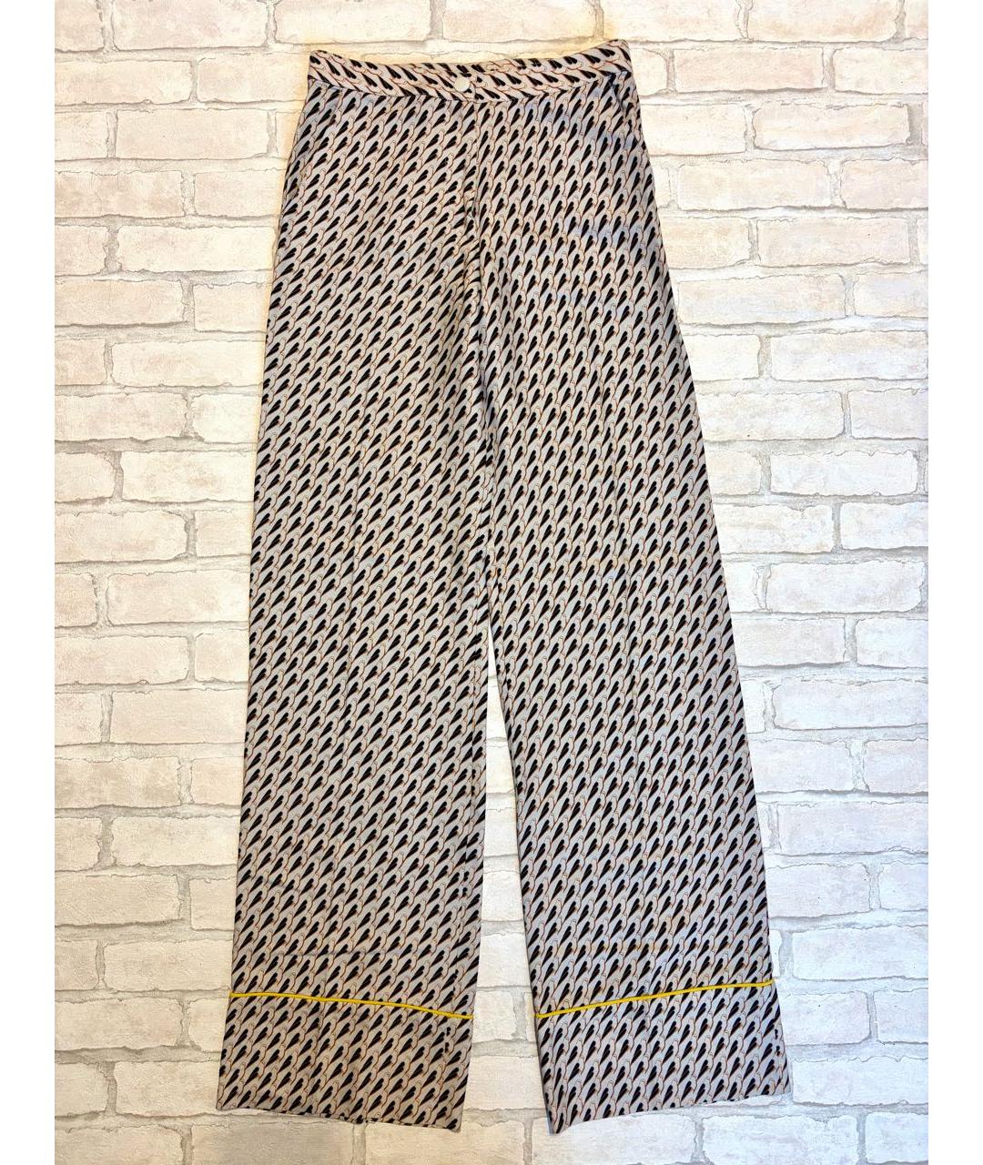 BALLY Мульти шерстяные прямые брюки, фото 9