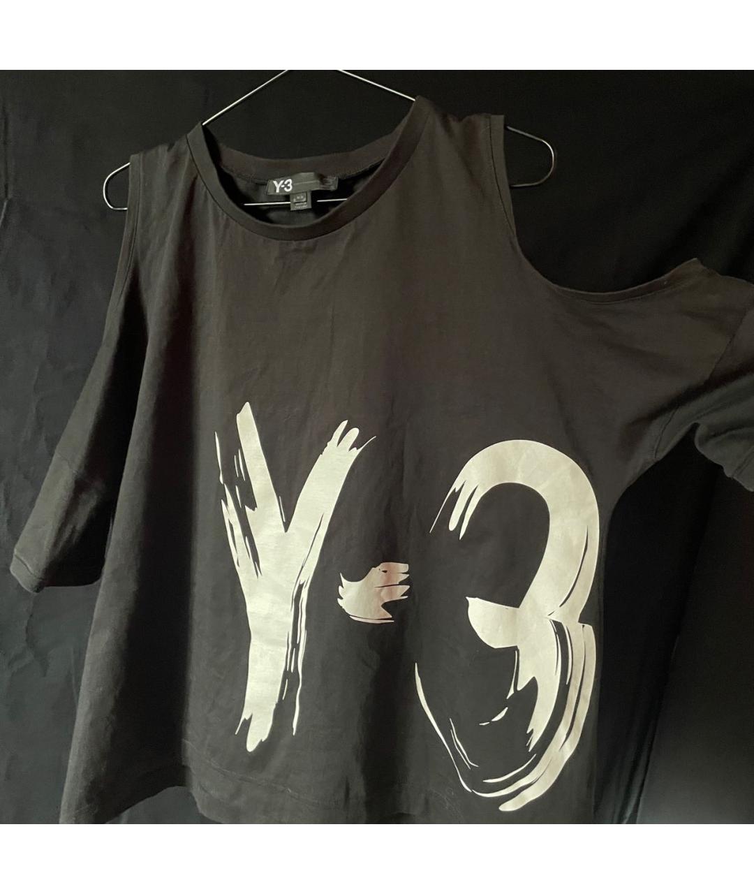 YOHJI YAMAMOTO Черная хлопковая футболка, фото 5