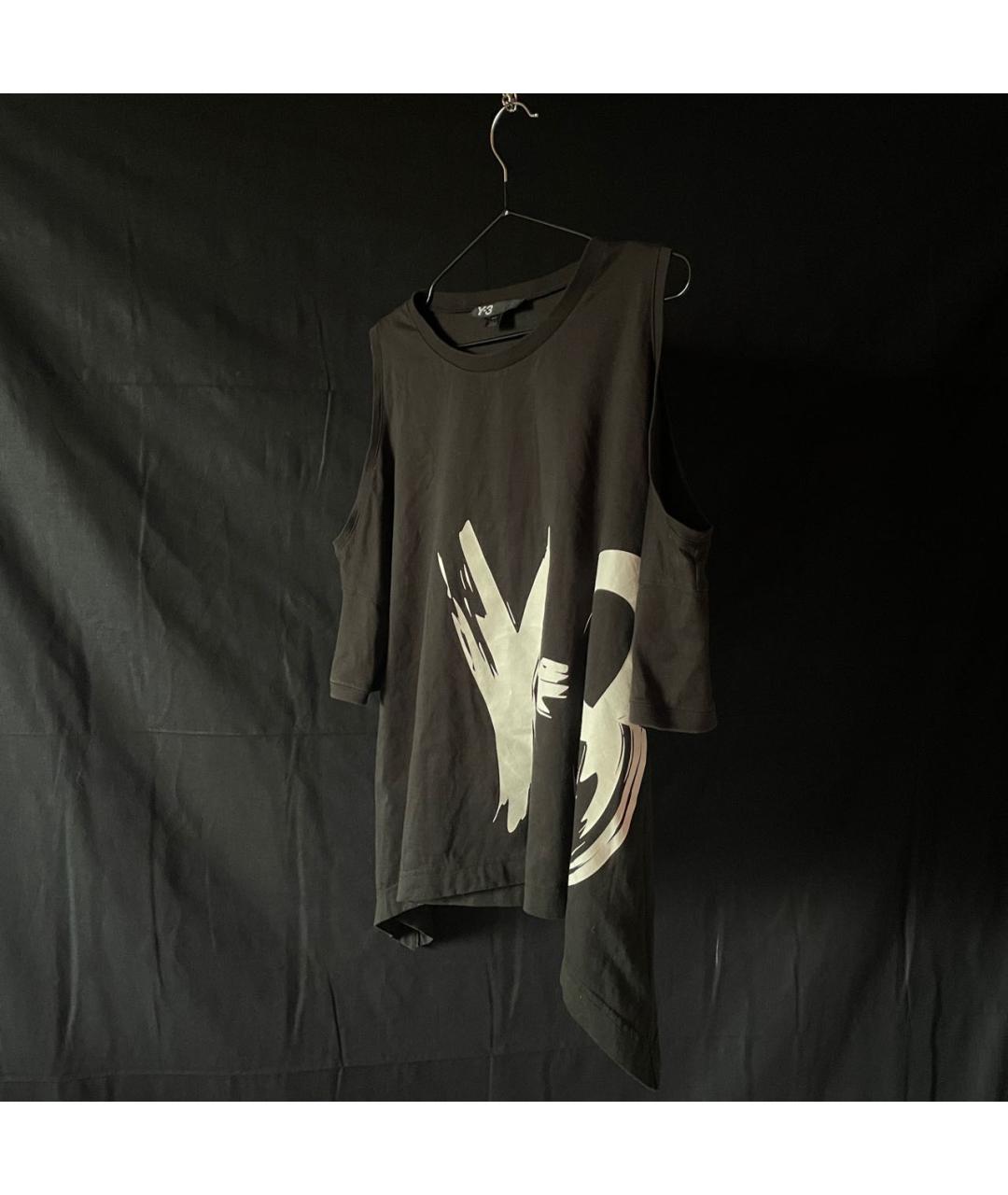 YOHJI YAMAMOTO Черная хлопковая футболка, фото 9