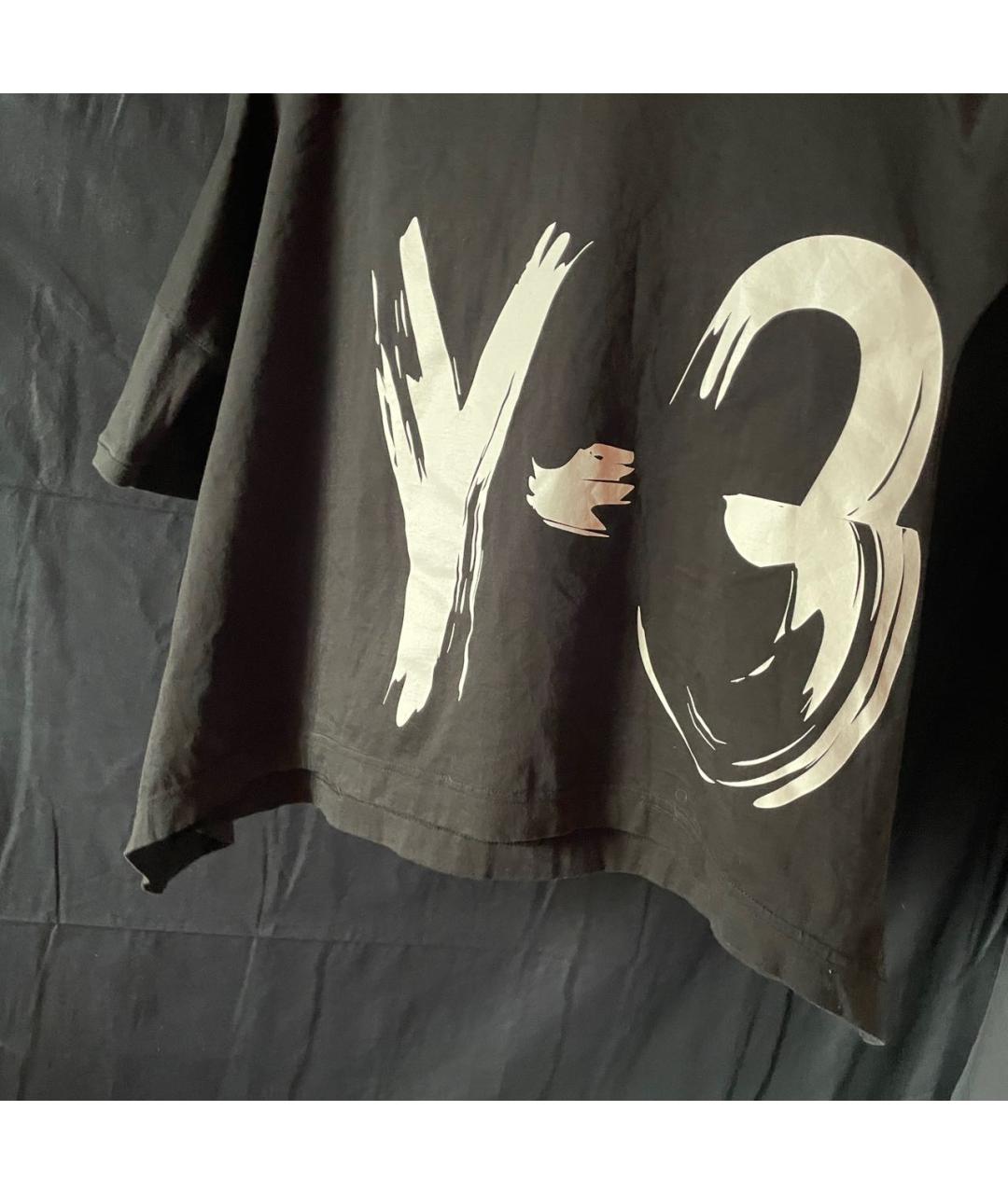 YOHJI YAMAMOTO Черная хлопковая футболка, фото 6