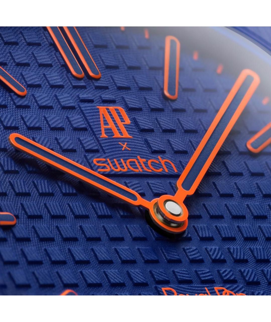 Swatch Синие керамические часы, фото 3