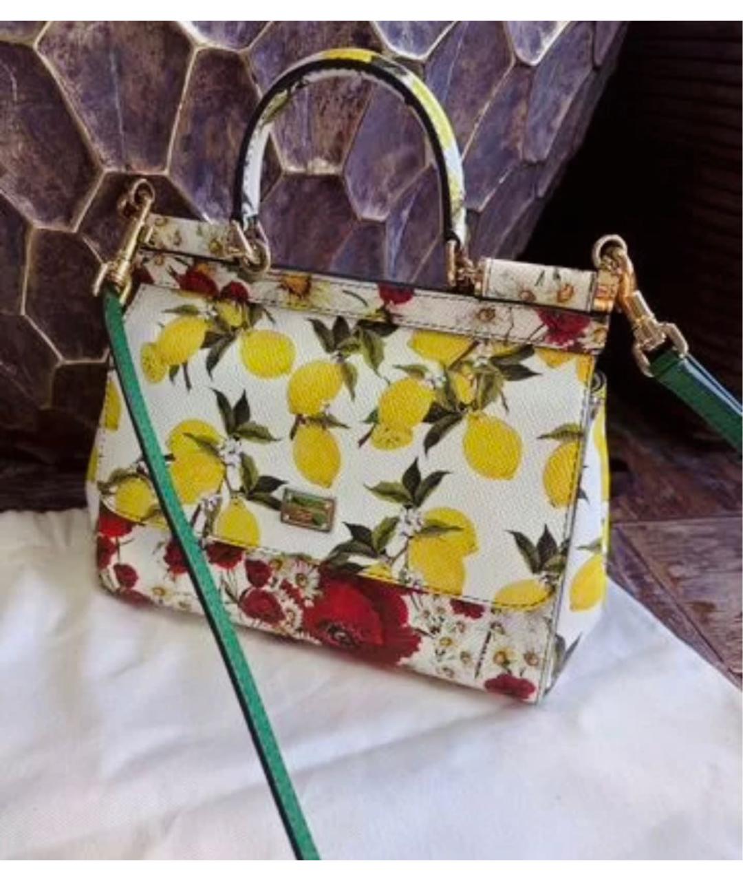 DOLCE&GABBANA Мульти кожаная сумка через плечо, фото 6