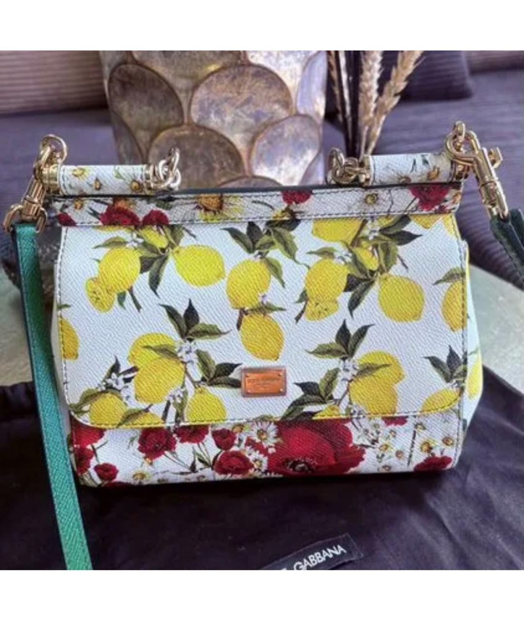 DOLCE&GABBANA Мульти кожаная сумка через плечо, фото 4