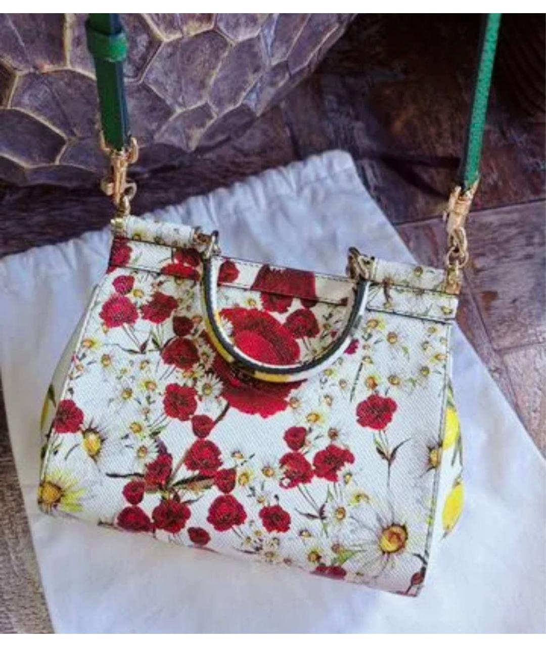 DOLCE&GABBANA Мульти кожаная сумка через плечо, фото 3