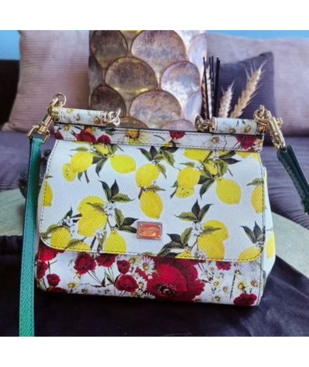 DOLCE&GABBANA Мульти кожаная сумка через плечо, фото 5