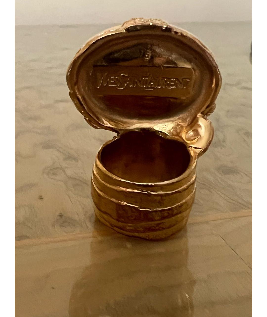 SAINT LAURENT Золотое кольцо, фото 4
