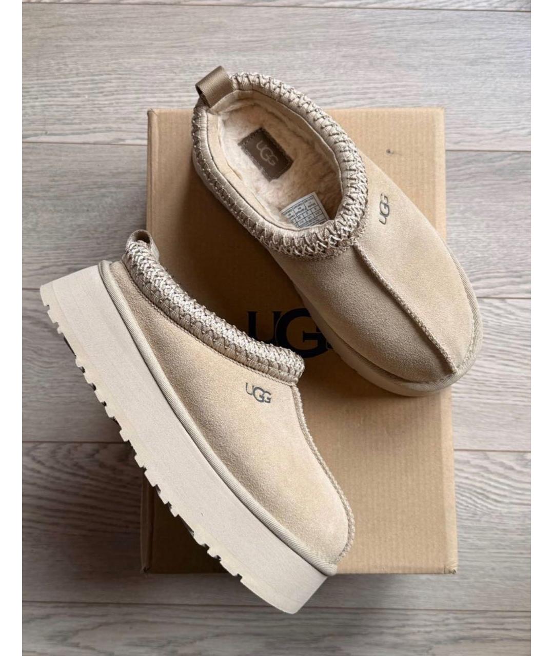 UGG AUSTRALIA Бежевые кроссовки, фото 2