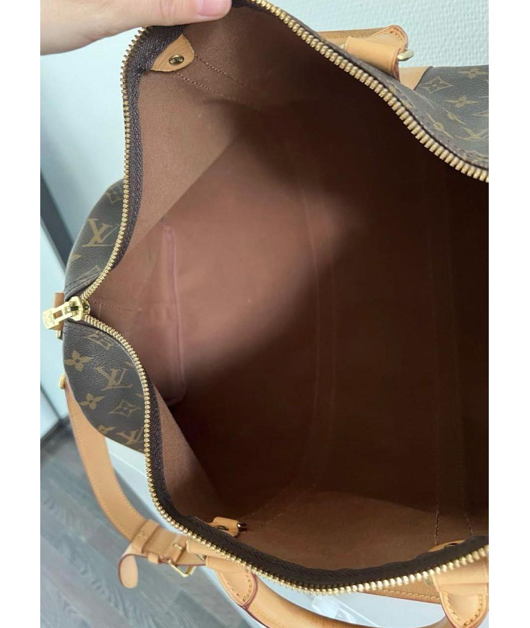 LOUIS VUITTON Коричневая дорожная/спортивная сумка, фото 4