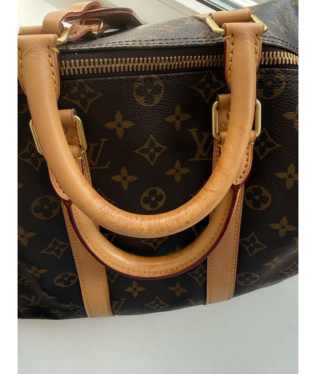 LOUIS VUITTON Коричневая дорожная/спортивная сумка, фото 5