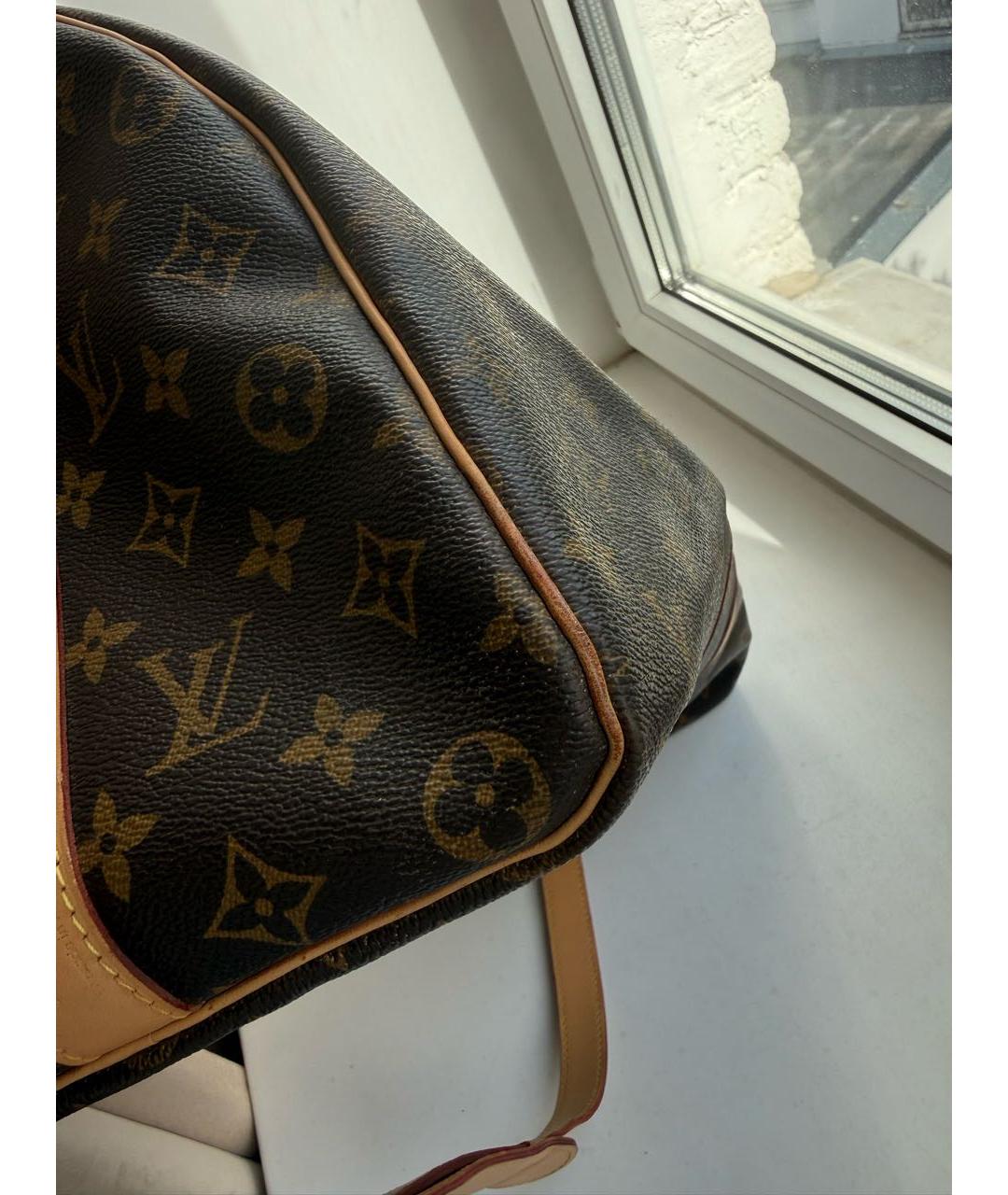 LOUIS VUITTON Коричневая дорожная/спортивная сумка, фото 7