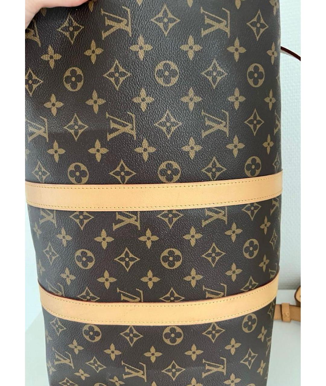 LOUIS VUITTON Коричневая дорожная/спортивная сумка, фото 3