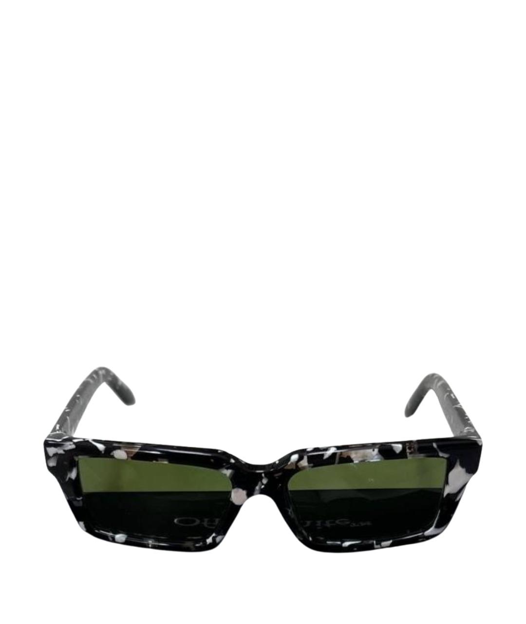 OFF-WHITE Зеленые пластиковые солнцезащитные очки, фото 1