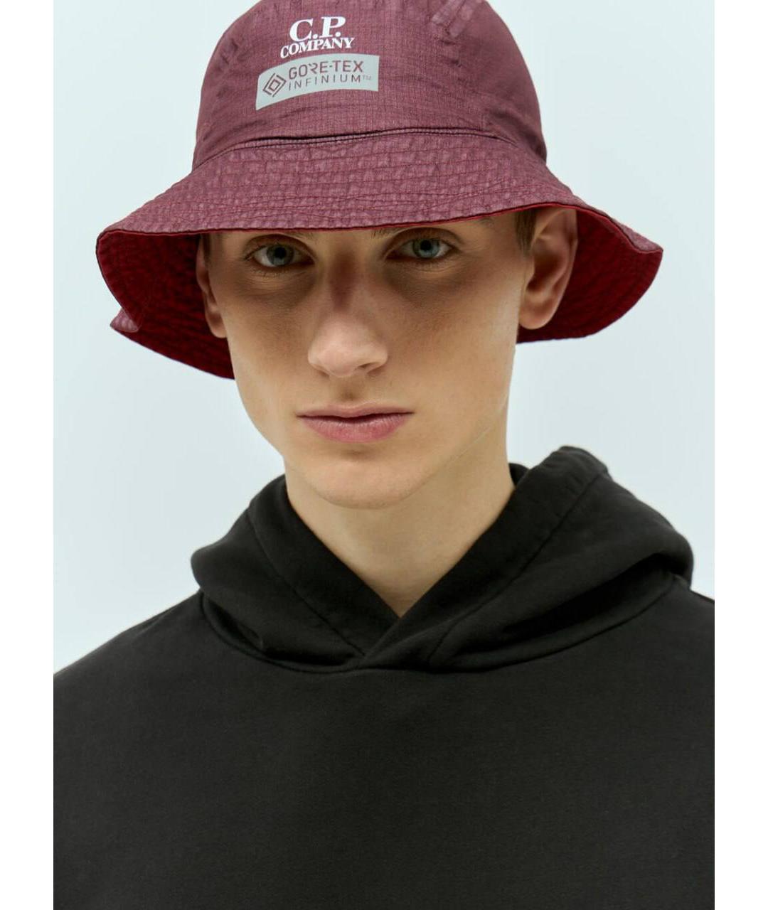 CP COMPANY Бордовая шляпа, фото 5