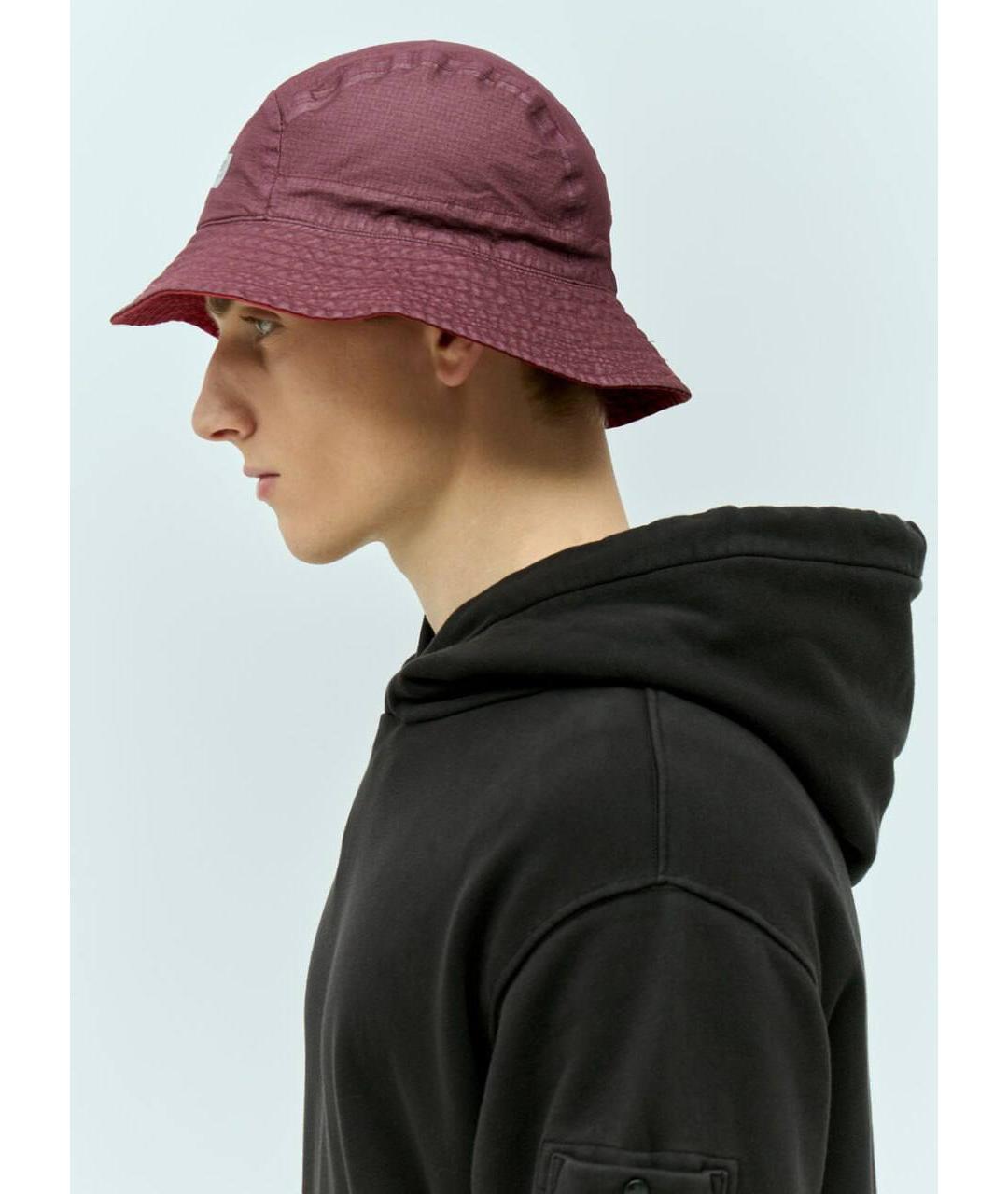 CP COMPANY Бордовая шляпа, фото 6