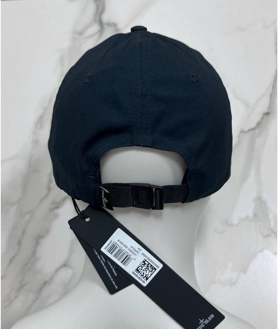 STONE ISLAND Темно-синяя кепка/бейсболка, фото 4