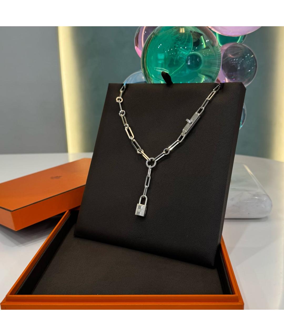 HERMES Серебряная серебряная цепочка, фото 6