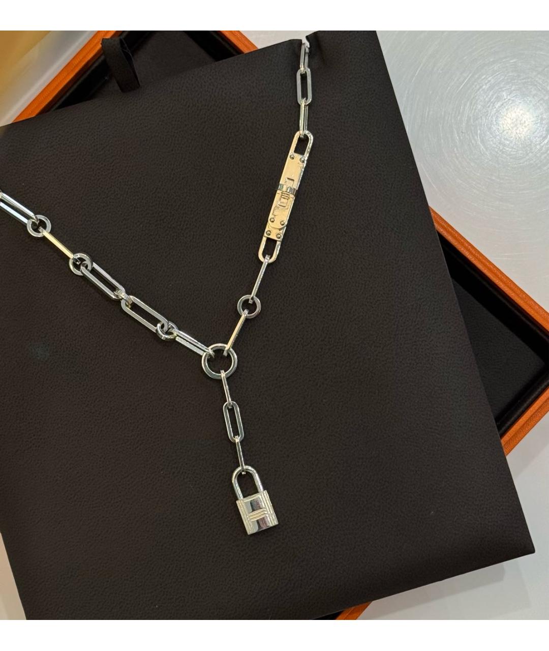 HERMES Серебряная серебряная цепочка, фото 7