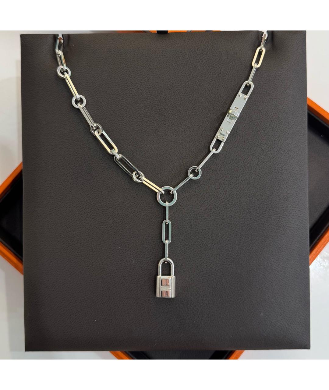 HERMES Серебряная серебряная цепочка, фото 8