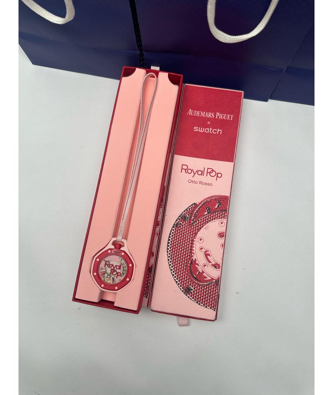 Swatch Розовые часы, фото 8