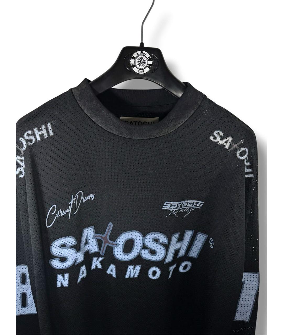 SATOSHI NAKAMOTO Черная футболка, фото 7