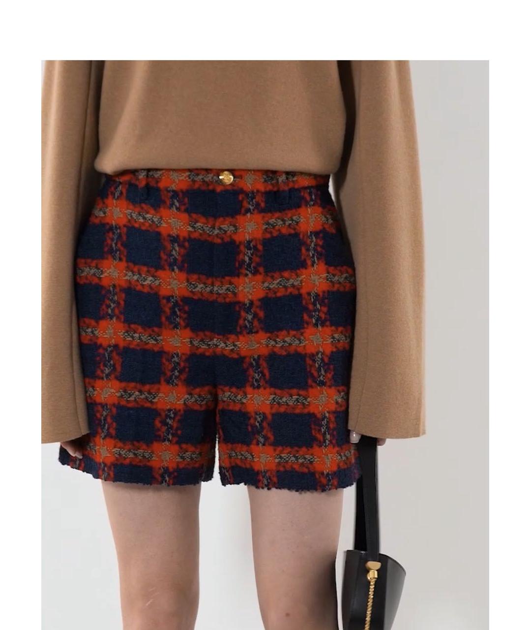 GUCCI Мульти твидовые шорты, фото 3